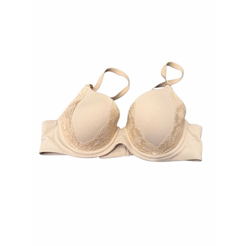 Soma Embraceable Perfect Coverage Nude Lace Bra-Size 36B